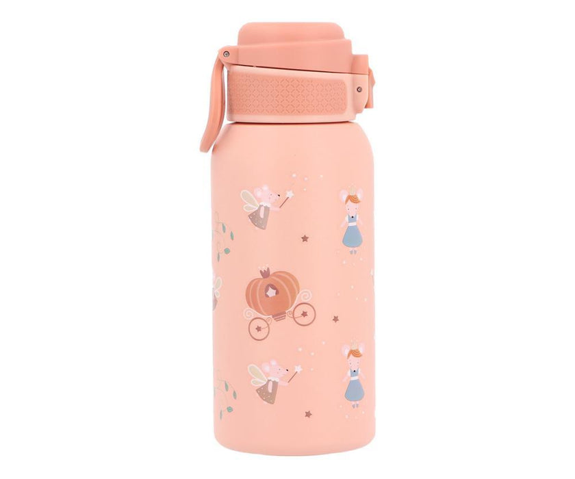 Garrafa Térmica em Inox com Tampa Flip Tutete Mouse Fairies 500ml