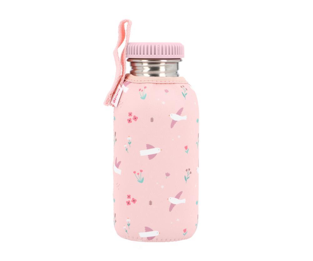 Garrafa em Inox com Forra em Neoprene Tutete Blossom Birds 500ml