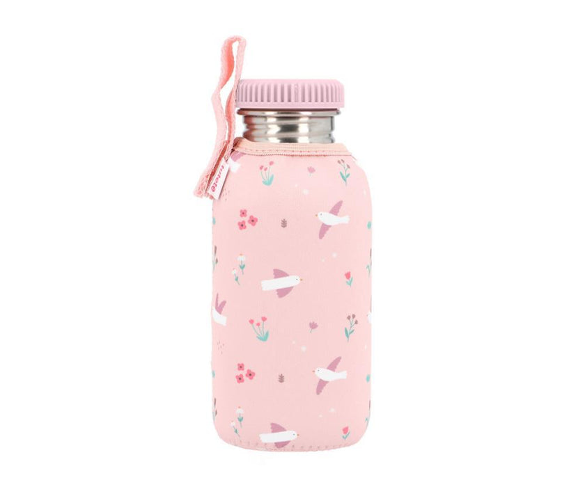 Garrafa em Inox com Forra em Neoprene Tutete Blossom Birds 500ml