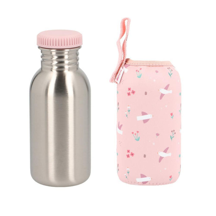 Garrafa em Inox com Forra em Neoprene Tutete Blossom Birds 500ml