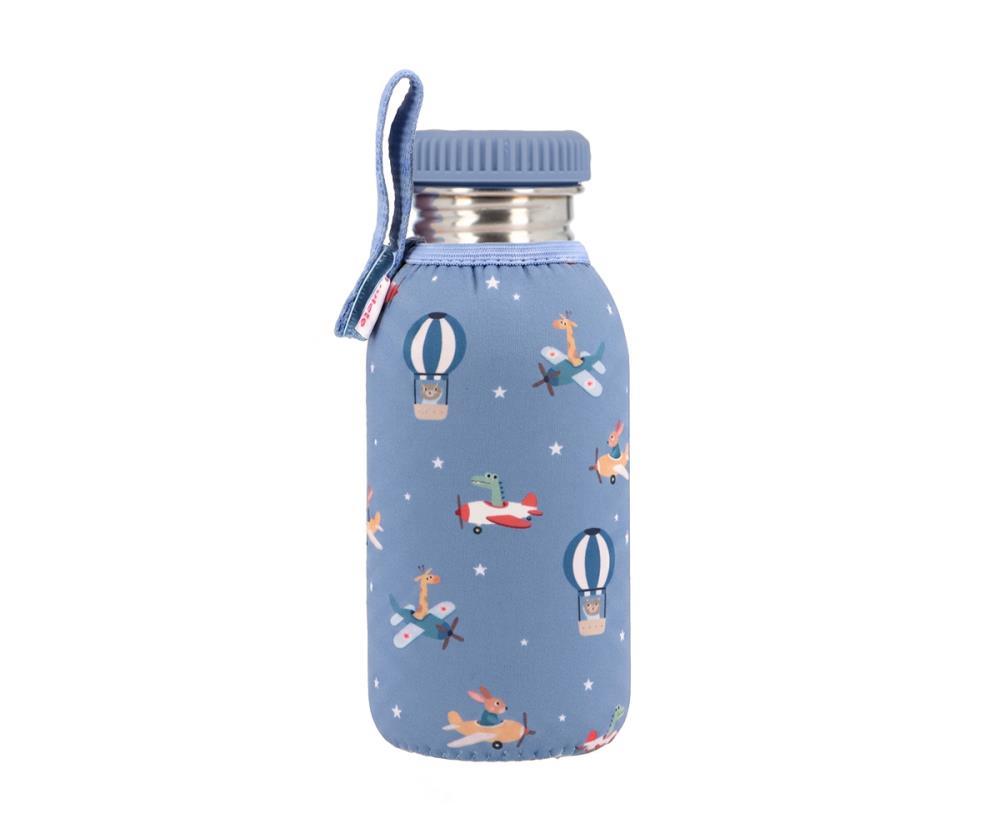 Garrafa em Inox com Forra em Neoprene Tutete Planes 500ml