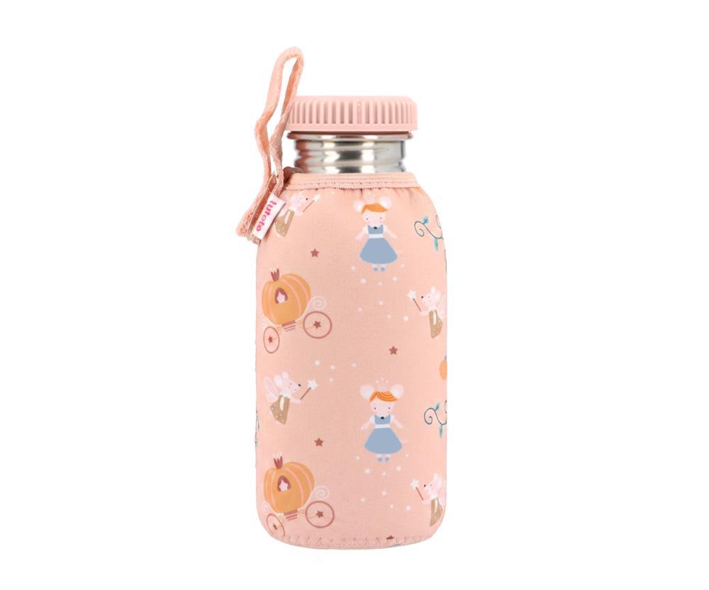 Garrafa em Inox com Forra em Neoprene Tutete Mouse Fairies 500ml