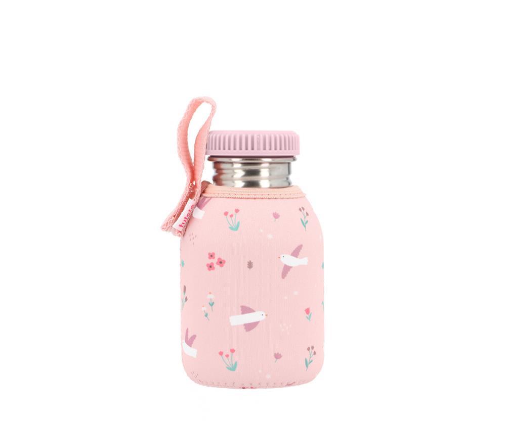 Garrafa em Inox com Forra em Neoprene Tutete Blossom Birds 350ml
