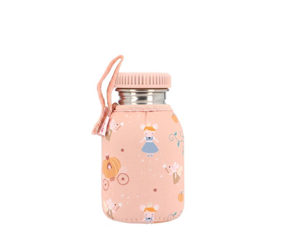 Garrafa em Inox com Forra em Neoprene Tutete Mouse Fairies 350ml