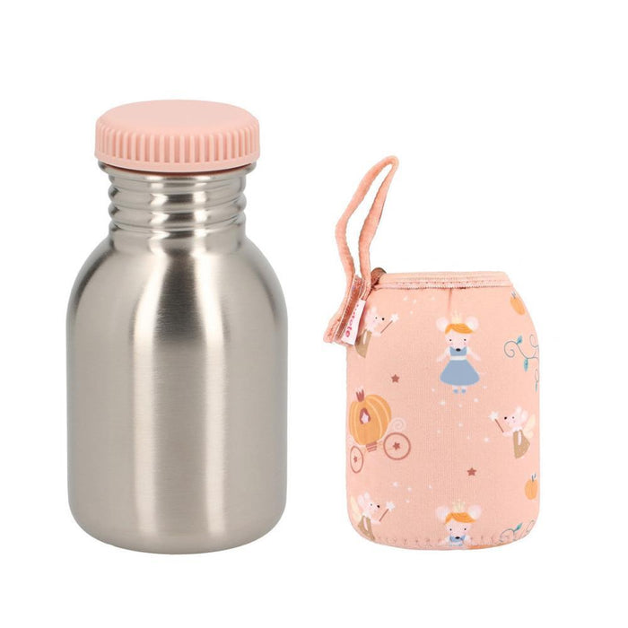 Garrafa em Inox com Forra em Neoprene Tutete Mouse Fairies 350ml