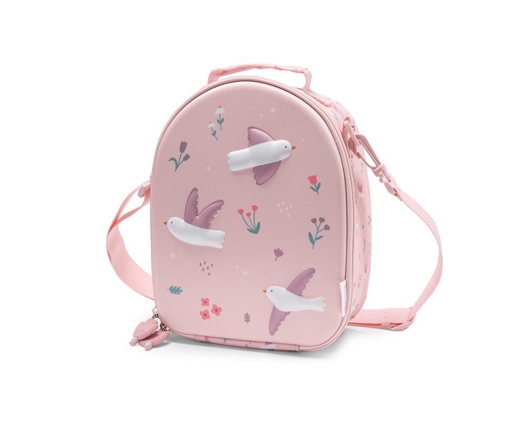 Lancheira Térmica 3D com Alça Tutete Blossom Birds