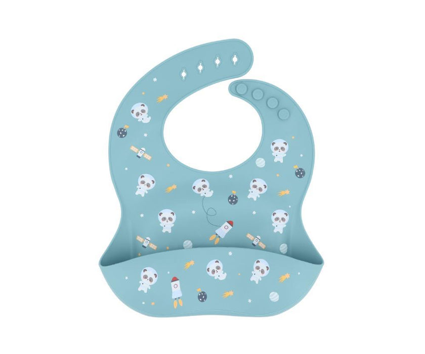 Babete em Silicone Tutete Pandas in Space