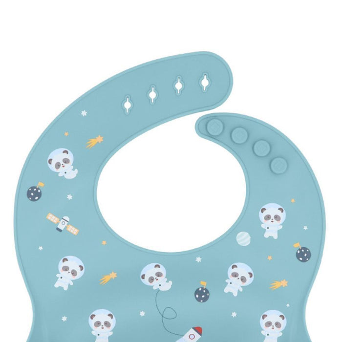 Babete em Silicone Tutete Pandas in Space