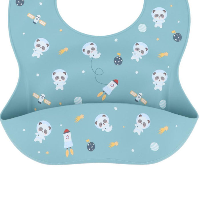 Babete em Silicone Tutete Pandas in Space