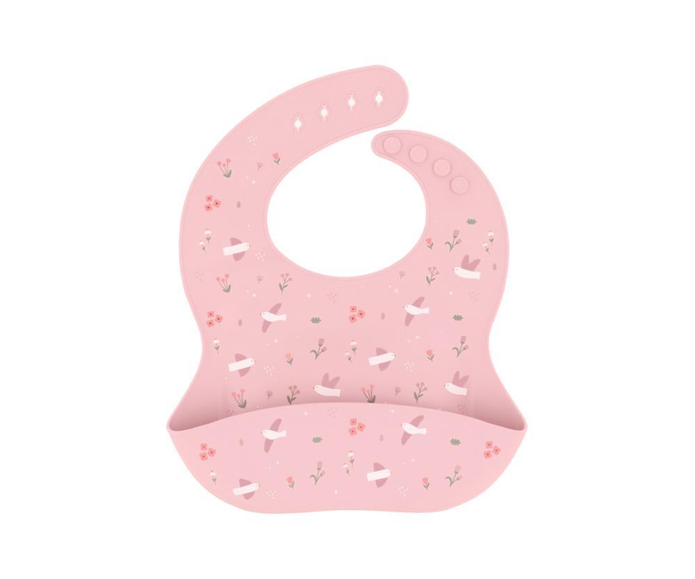 Tutete Blossom Birds Silicone Bib