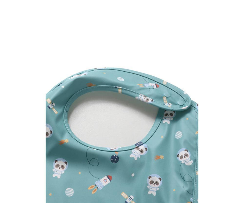 Babete Impermeável com Bolso Tutete Pandas in Space