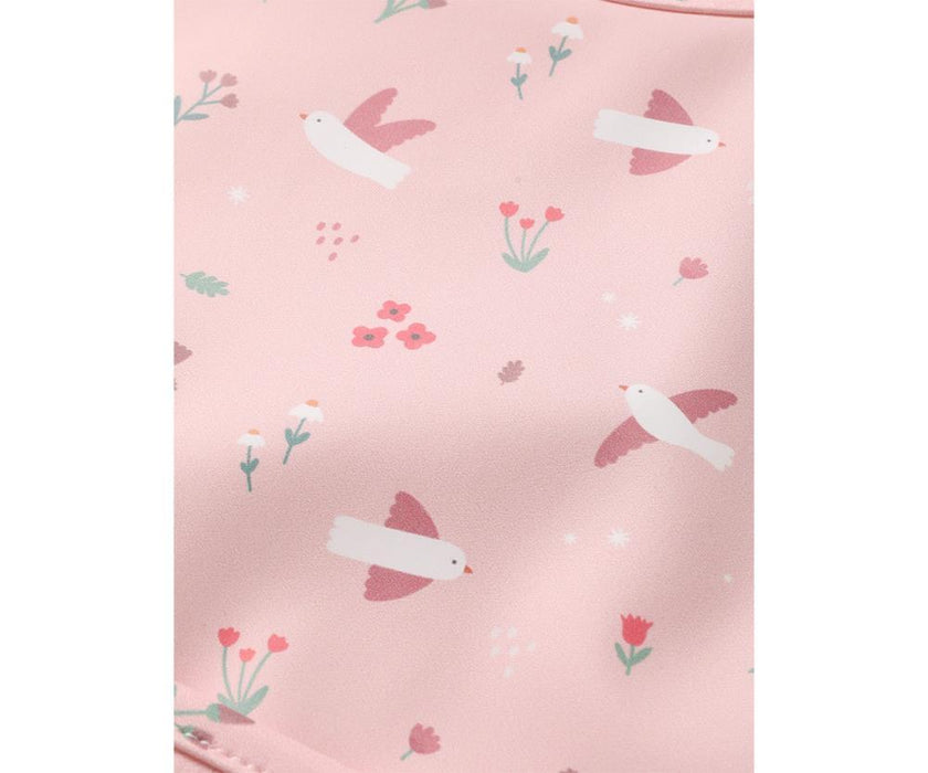 Babete Impermeável com Bolso Tutete Blossom Birds