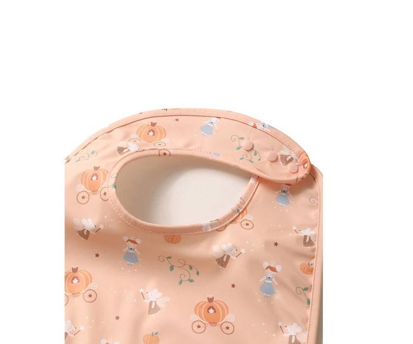 Babete Impermeável com Bolso Tutete Mouse Fairies
