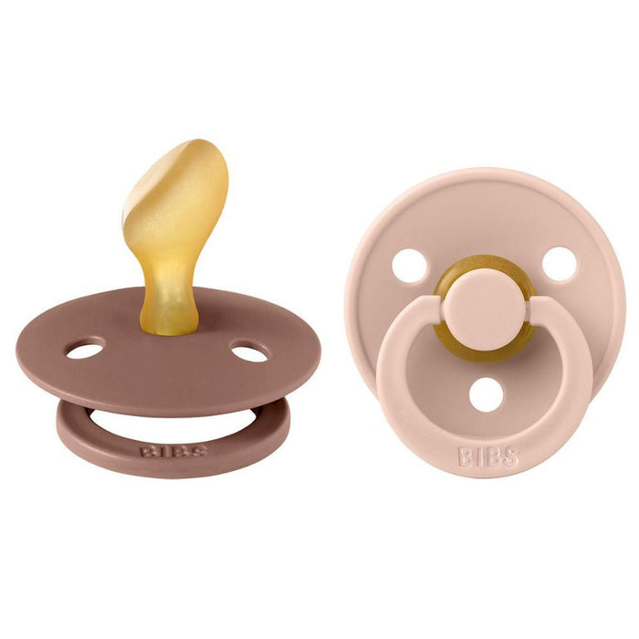 2 Chupetas Anatómicas Bibs Baby Blush/Woodchuck 6-18m