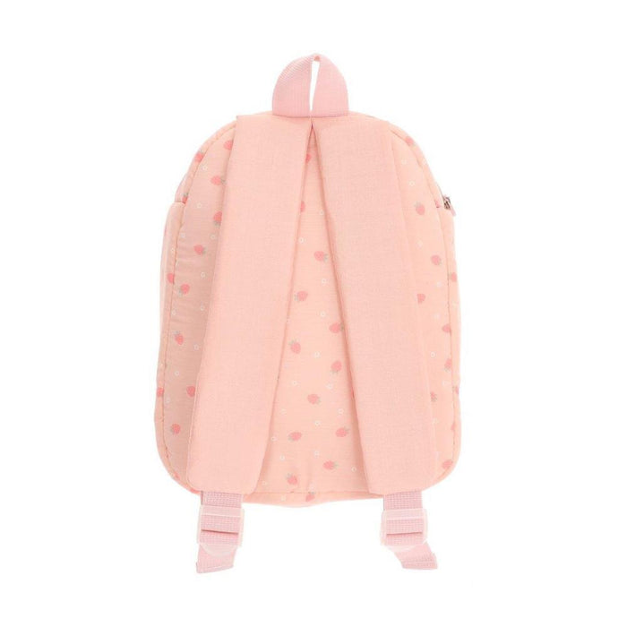 Mochila Monnëka com Porta-Bebé para Bonecas Strawberries Rosa