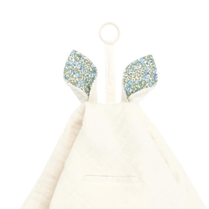 Doudou com Clip para Chupeta Bibs Liberty Kangaroo Eloise Ivory