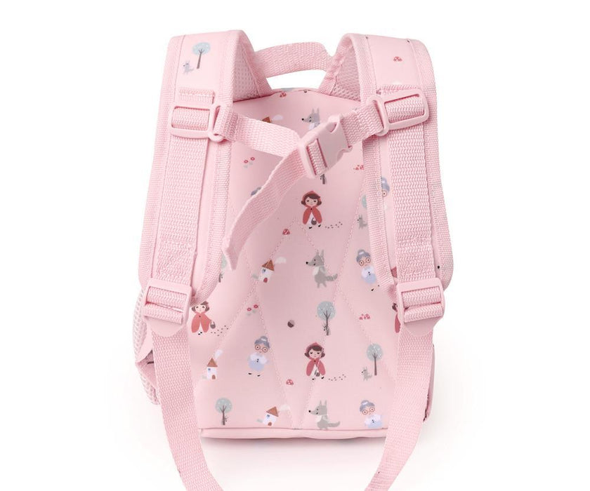 Mochila Pequena com Bolso Tutete Little Red 28x25cm