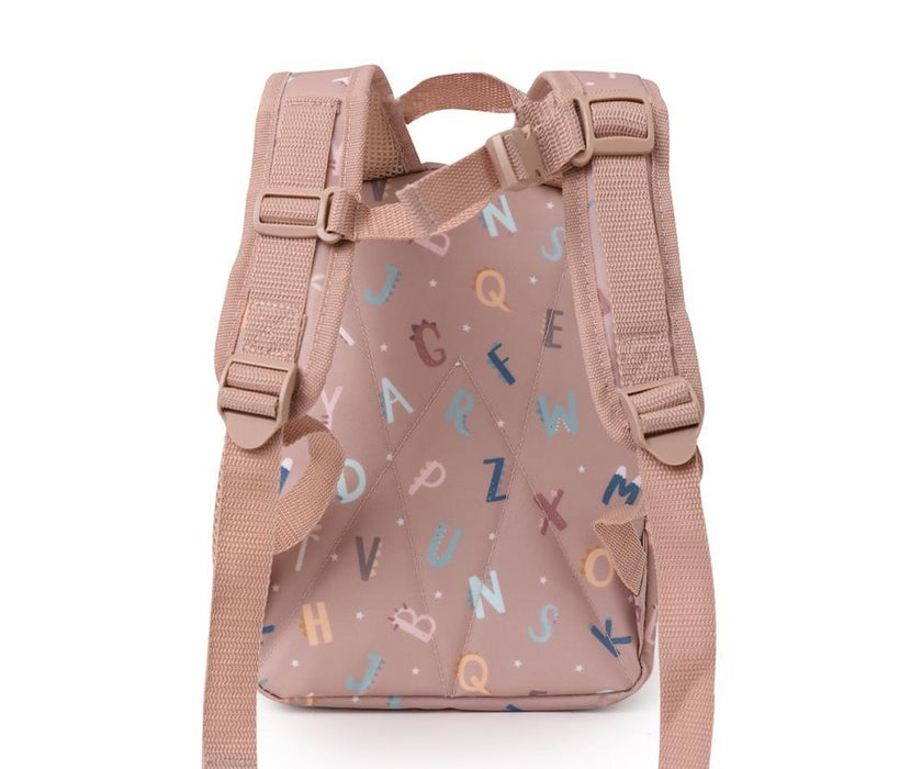 Mochila Pequena com Bolso Tutete Funny Letters 28x25cm
