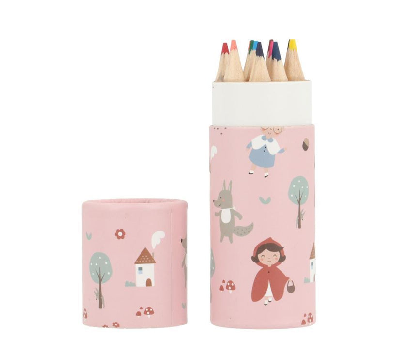 Tubo com 12 Lápis Tutete Little Red