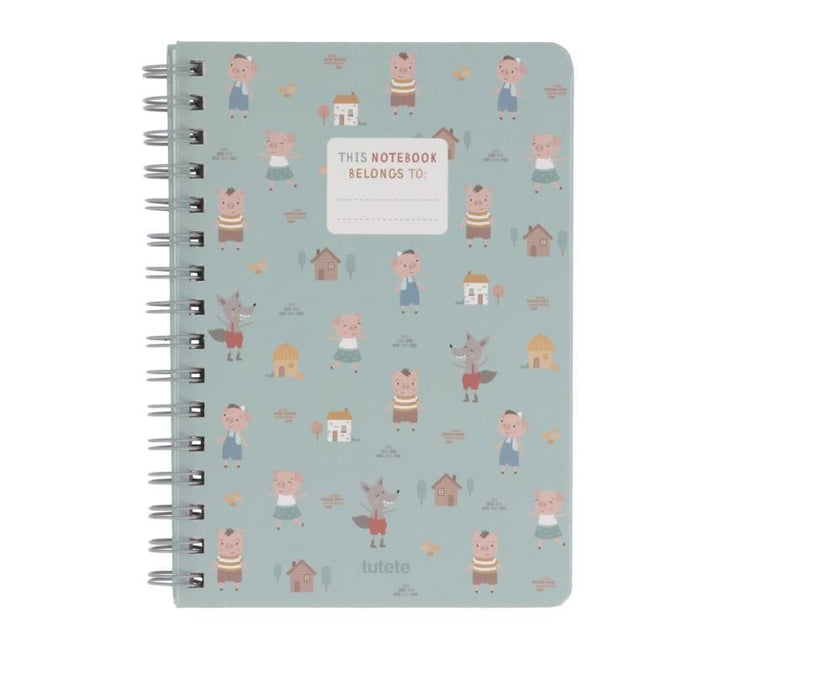Caderno Escolar Tutete Three Little Pigs