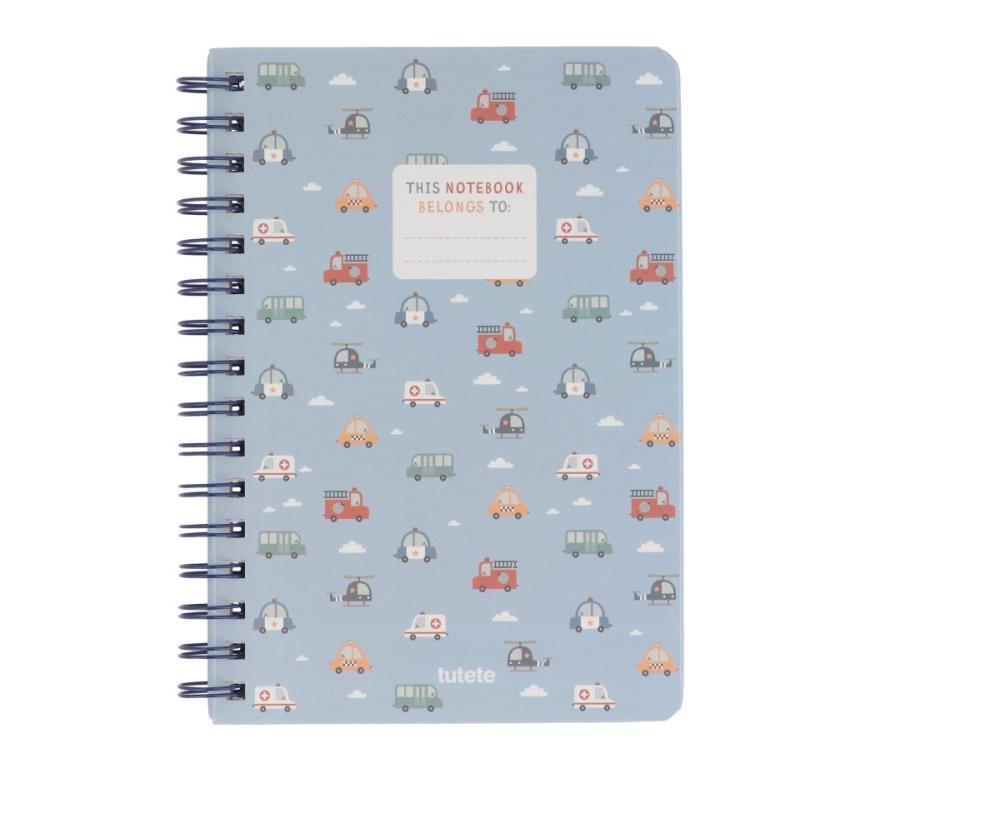 Cuaderno escolar de Tutete City Cars