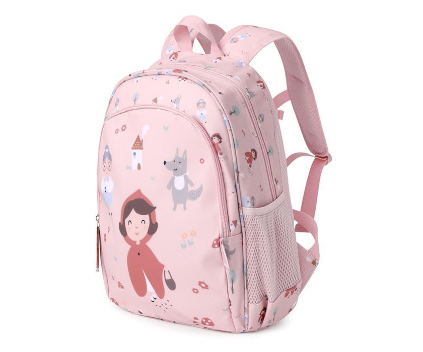 Mochila Média Tutete Little Red 38x27cm com Porta Chaves