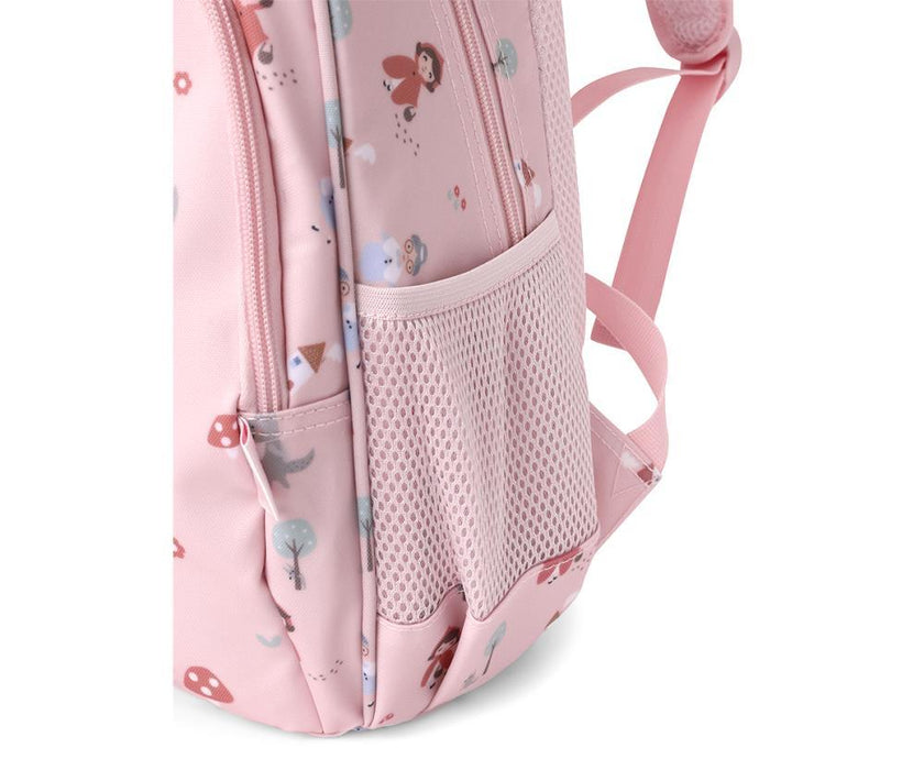 Mochila Média Tutete Little Red 38x27cm com Porta Chaves