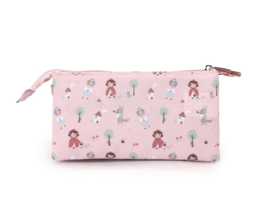 Estojo com 3 Compartimentos Tutete Little Red