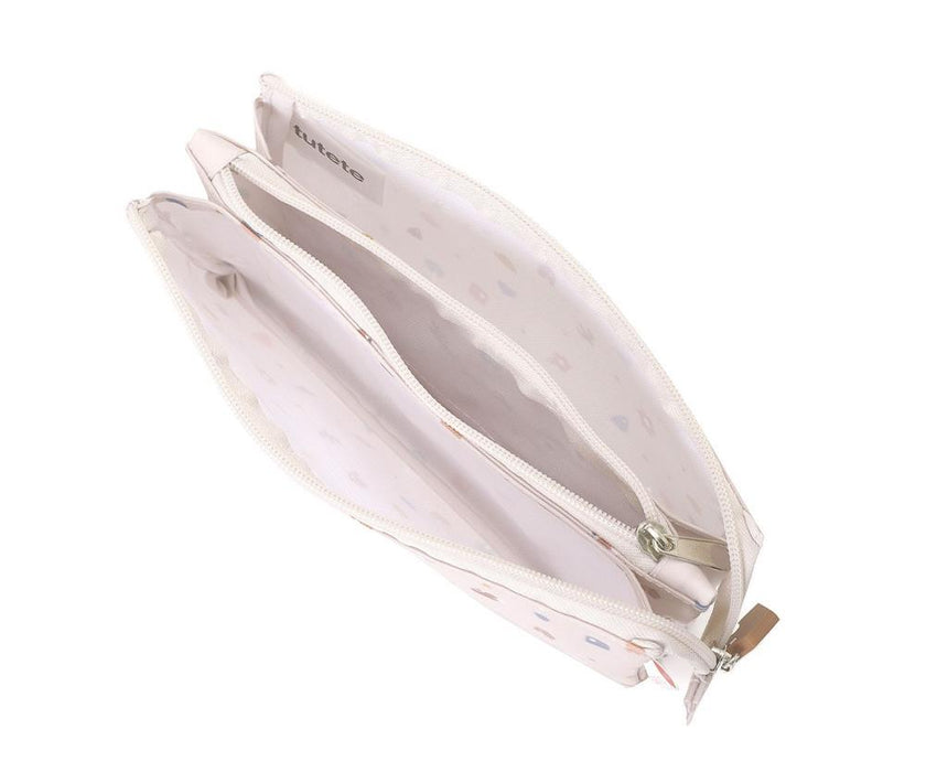 Estojo com 3 Compartimentos Tutete Geometric Nature