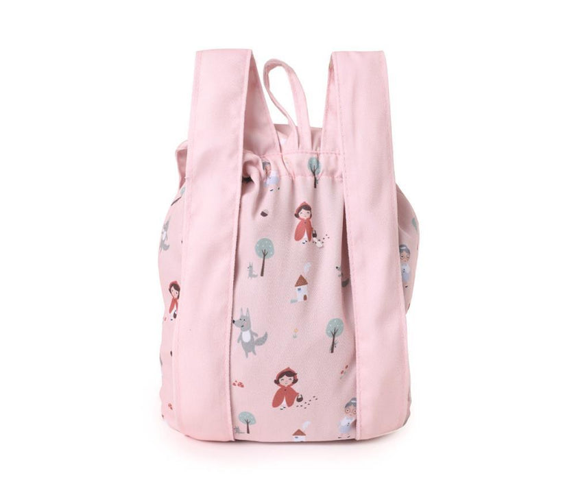 Mochila Pequena em Tecido Tutete Little Red 29x27cm