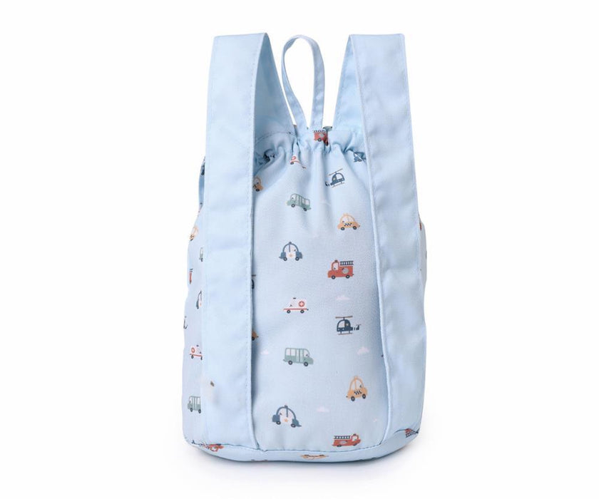 Mochila Pequena em Tecido Tutete City Cars 29x27cm