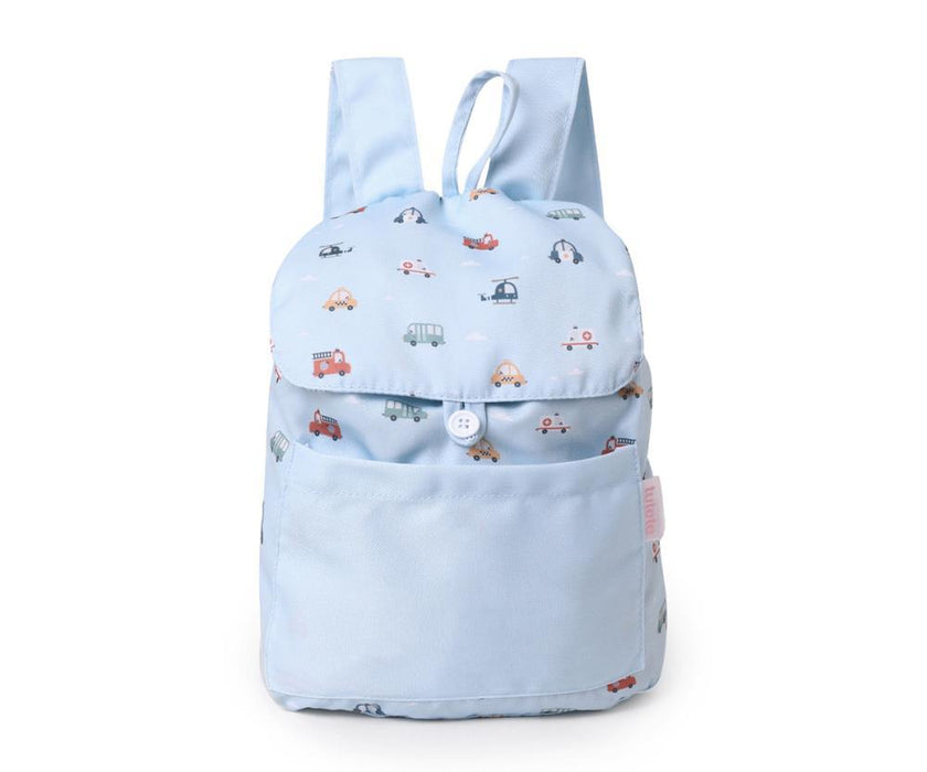 Mochila Pequena em Tecido Tutete City Cars 29x27cm