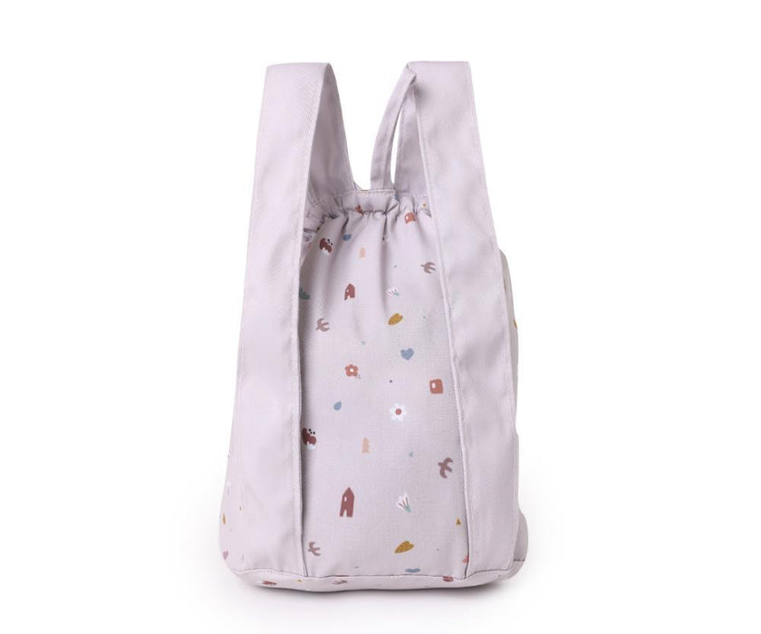 Mochila Pequena em Tecido Tutete Geometric Nature 29x27cm