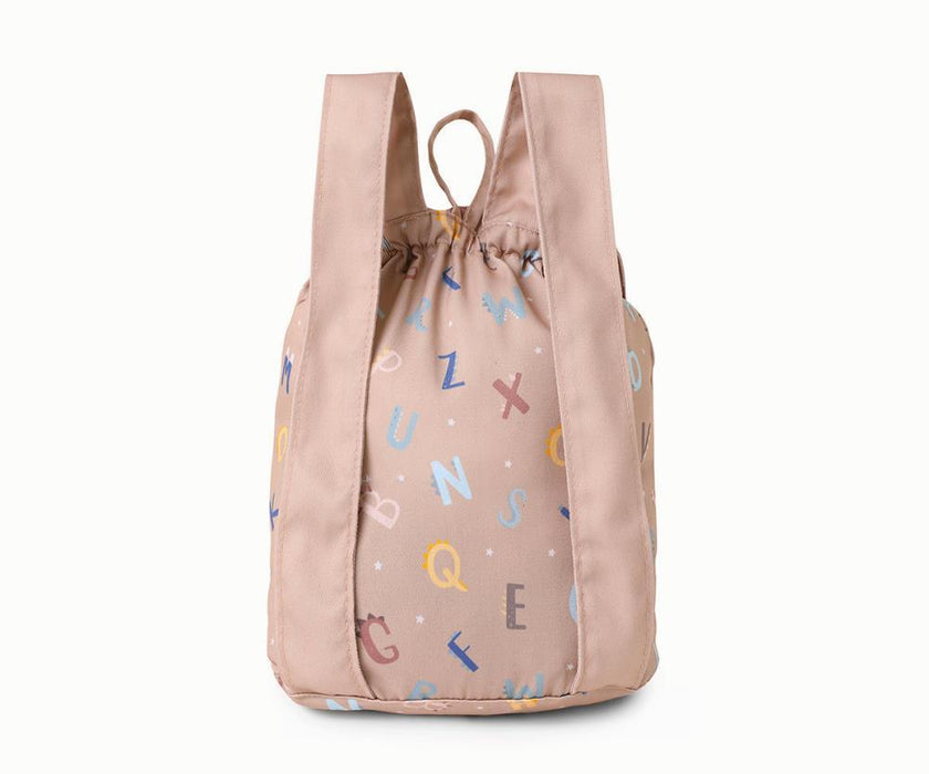 Mochila Pequena em Tecido Tutete Funny Letters 29x27cm