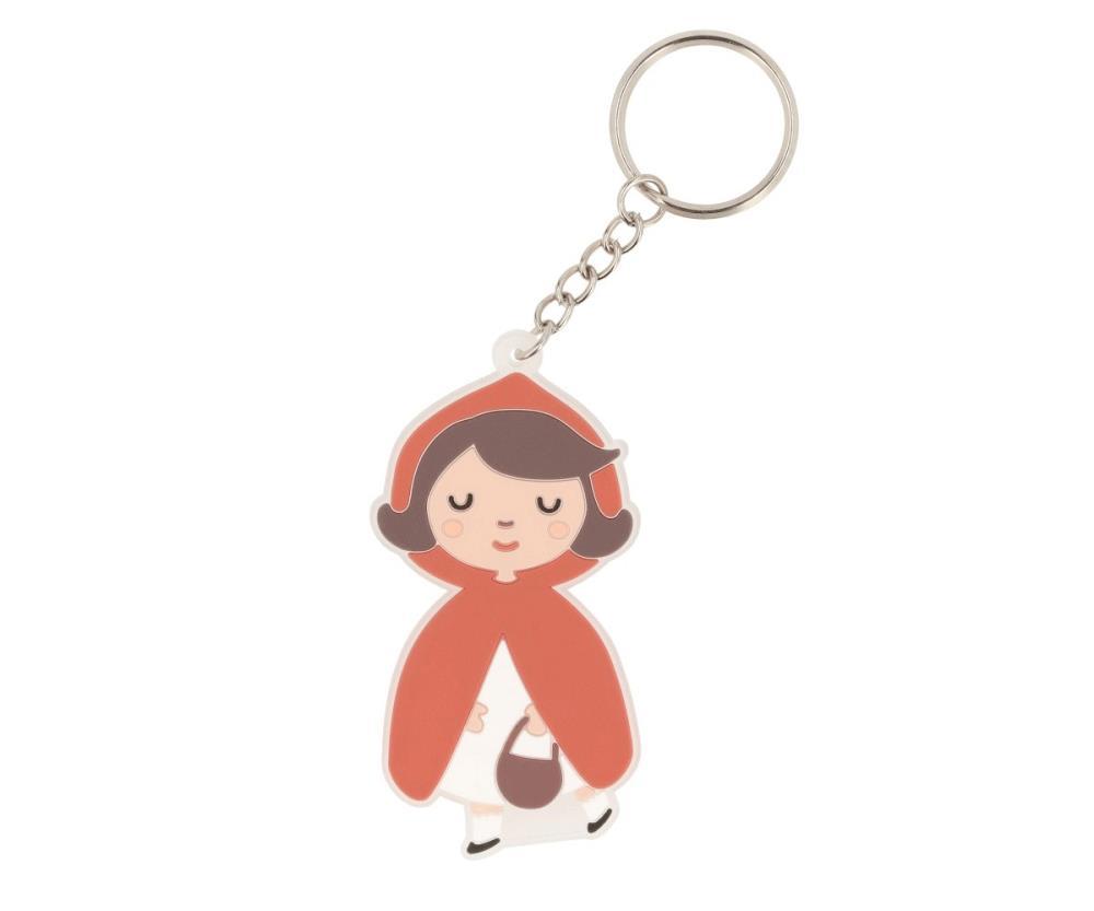 Porta-Chaves de Identificação em Silicone Tutete Little Red