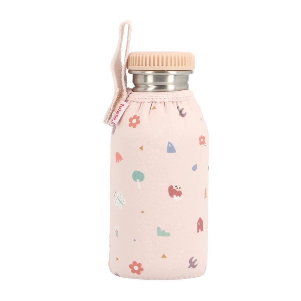 Tutete Geometric Nature Stainless Steel Bottle with Neoprene Sleeve 500ml