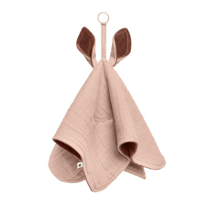 Doudou com Clip para Chupeta Bibs Kangaroo Blush