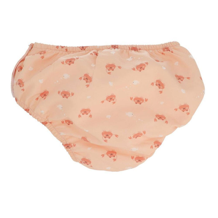 Cueca de Banho/Fralda Monnëka Crab Coral 0-6m