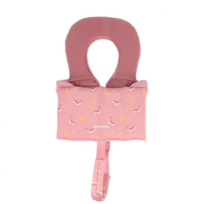 Colete de Aprendizagem Monnëka Whale Pink 1-2 Anos