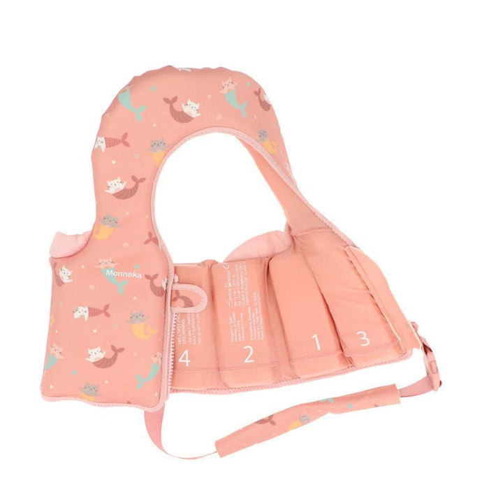 Colete de Aprendizagem Monnëka Mermaid Cats 1-2 Anos