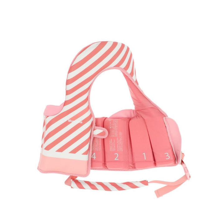 Colete de Aprendizagem Monnëka Stripes Bloom & Blush 1-2 Anos