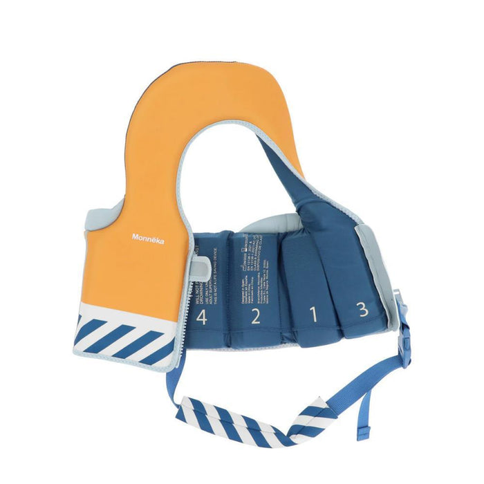 Colete de Aprendizagem Monnëka Stripes Blues & Beyond 1-2 Anos