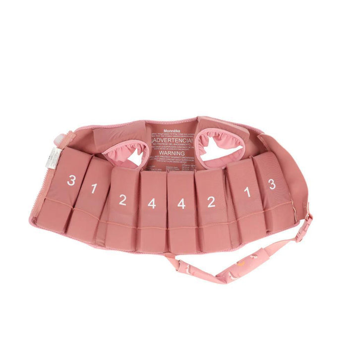 Colete de Aprendizagem Monnëka Whale Pink 2-3 Anos