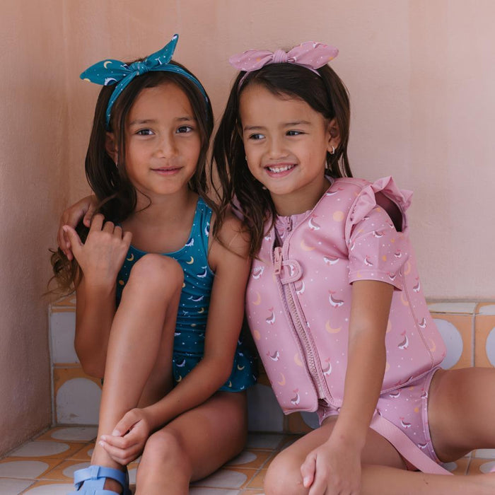 Colete de Aprendizagem Monnëka Whale Pink 2-3 Anos