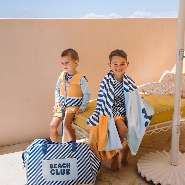 Colete de Aprendizagem Monnëka Stripes Blues & Beyond 2-3 Anos