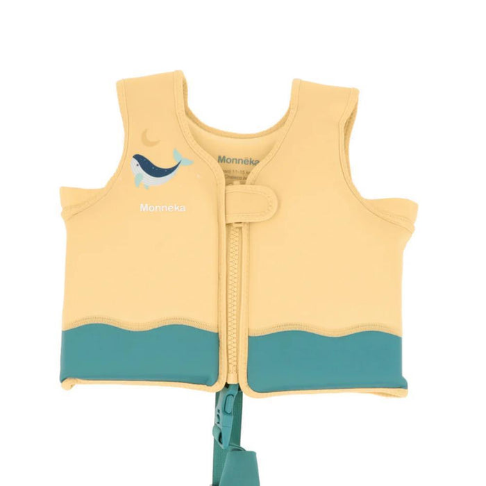 Colete de Aprendizagem Monnëka Whale Teal 3-6 Anos