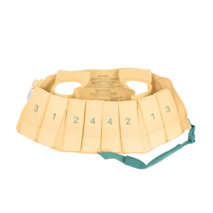 Colete de Aprendizagem Monnëka Whale Teal 3-6 Anos
