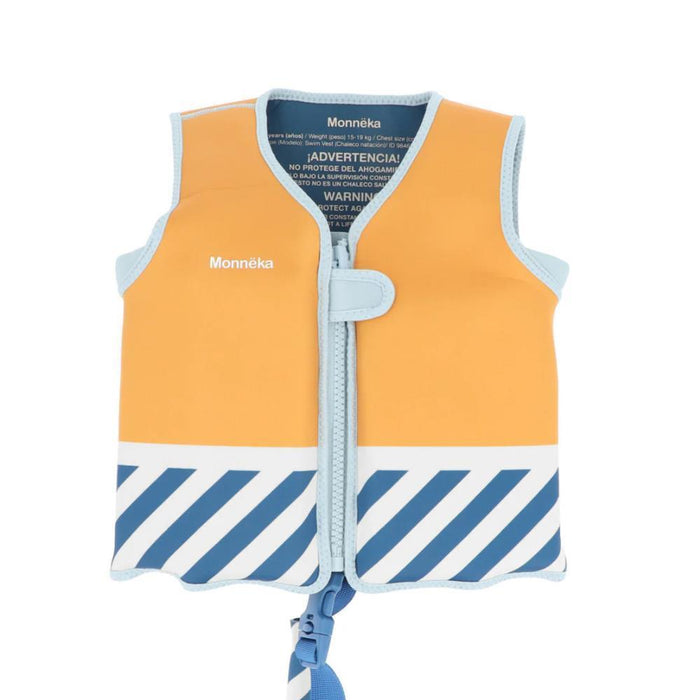Colete de Aprendizagem Monnëka Stripes Blues & Beyond 3-6 Anos