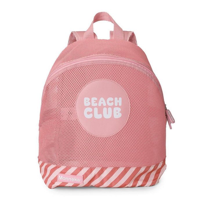 Mochila de Praia Monnëka Stripes Bloom & Blush