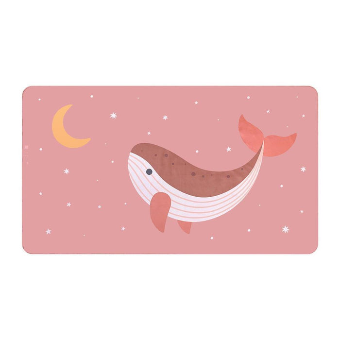 Toalha de Praia em Microfibra Monnëka Whale Pink 160x90cm